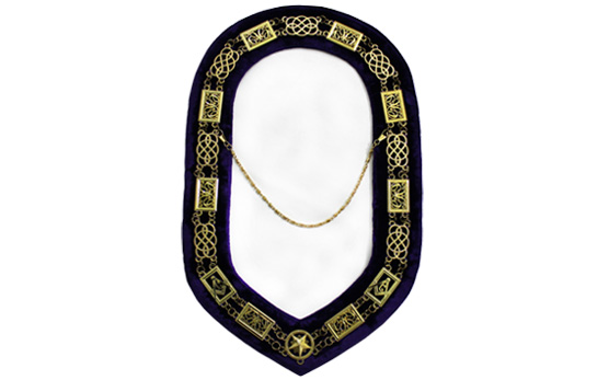 Masonic Regalia Grand Lodge Chain Collar golden Plated