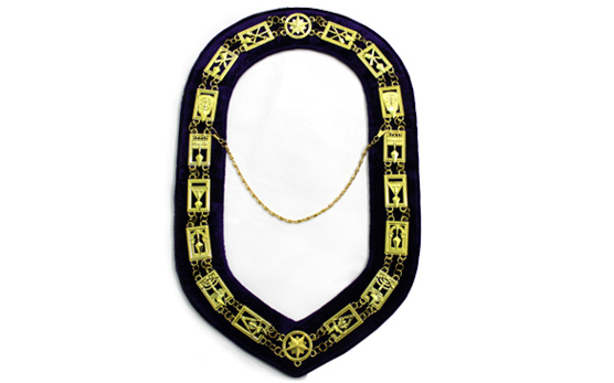 Cryptic Mason Royal & Select Chain Collar Golden Metal