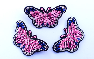 Hand Embroidery Bullion Brooches Manufacturer