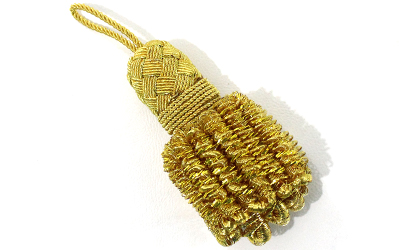 French Gold Bullion Tassel Small Fringes