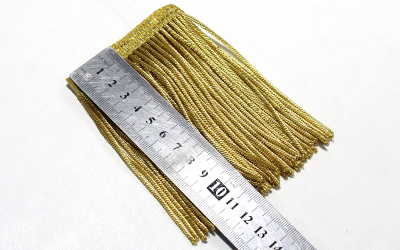 Wholesale Golden Bullion Wire Fringe