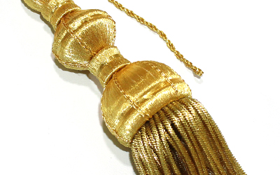 Customized Gold Bullion Tassel For Sale Gold Bullion Metallic Tassels