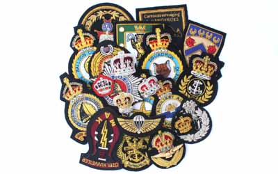 Hand Made Bullion Embroidery Badges Supplier