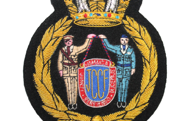 America Jamaica Bullion Wire Badge