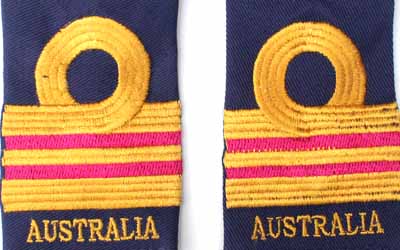 Royal Australian Navy Lieutenant Commander Slip On Epaulette