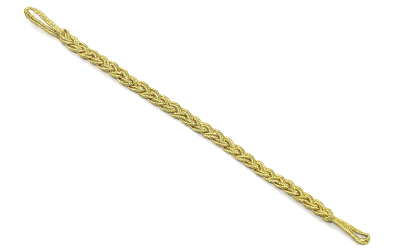 Military Gold Silk Cap Cord