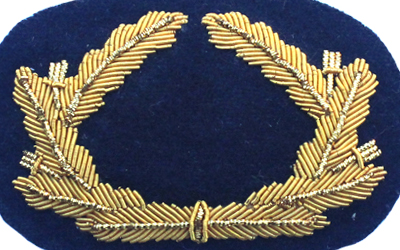 Navy Cap Bullion Badge Supplier