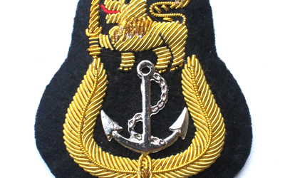 SA Navy Officer's Cap Badge Supplier