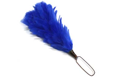 Blue Feather Hackle  Band Plums Supplier