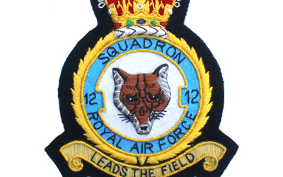 Squadron Royal Air Force Embroidered Badge
