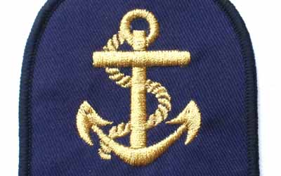 Royal Yacht Leading Rate Rank Badge