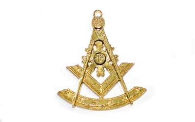 Masonic Gold Regalia Collar Jewel - Past Master
