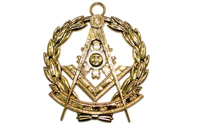 Craft Provincial Scottish Collar Grand Lodge Jewel - Past Master Golden Metal | 