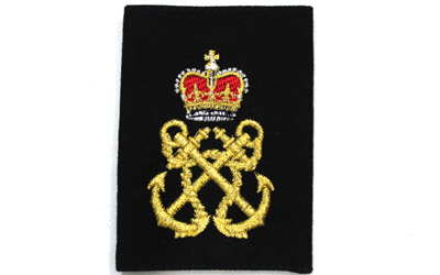 Royal Navy Petty Officer's Slip-On Rank Slide