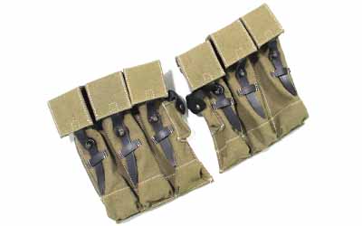 WWII German MP Ammo Pouches Canvas