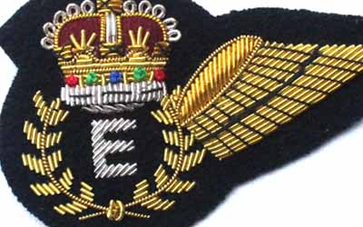 Royal Australian Air Force Engineer Bullion Badge