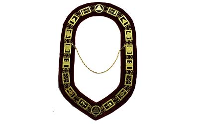 Masonic Royal Arch Chain Collar | Masonic RSM Chain Collar 